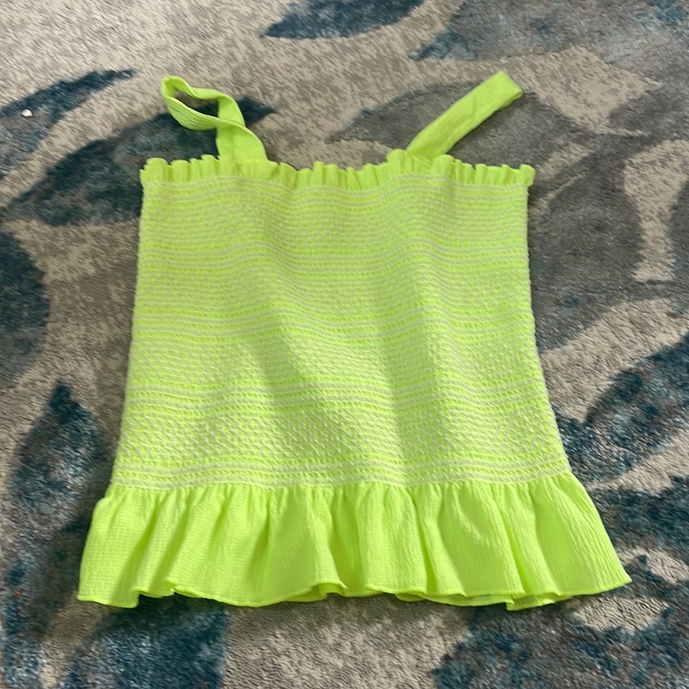 neon green top